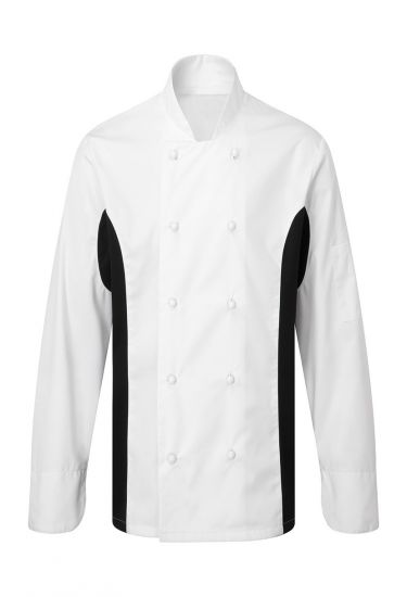 Contrast panel chef's jacket (NU 573)