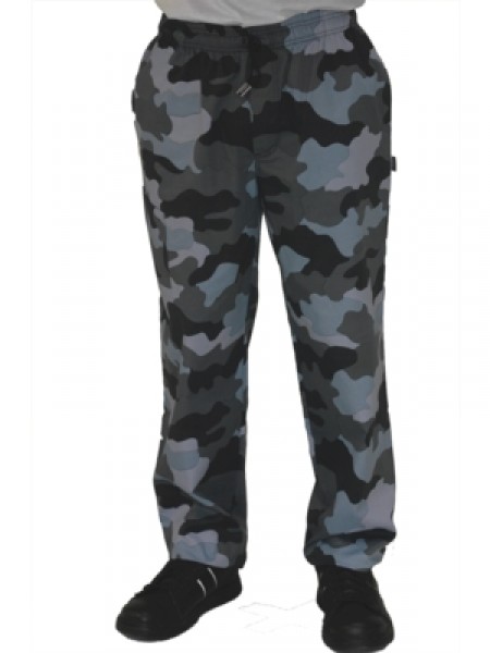 Le Chef print design trousers (DF56)