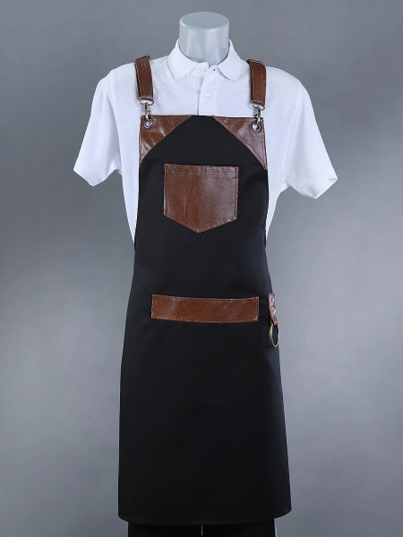 Crossover bib apron (AP61)