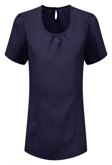 Women's round neck Crepe de Chine blouse (NF 64)