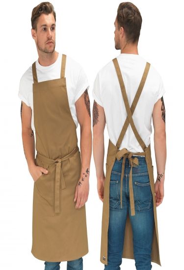 Crossover bib apron (DE 109)