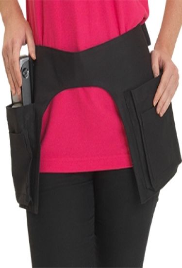 Denny's black holster money pocket apron (DW 25)