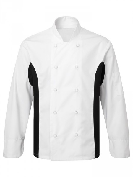 Contrast panel chef's jacket (NU 573)