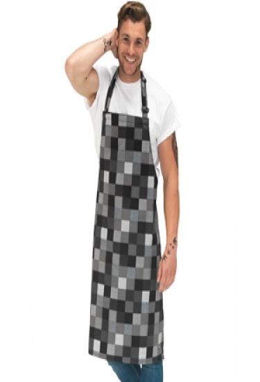 Le Chef printed design bib aprons