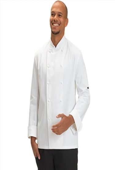 Le Chef white long sleeve cotton jacket 