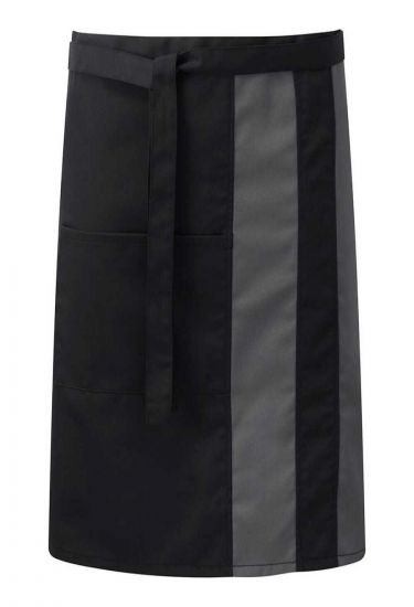 Contrast waist apron with pocket (NU597)