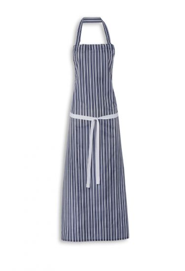 College stripe bib apron (2606)