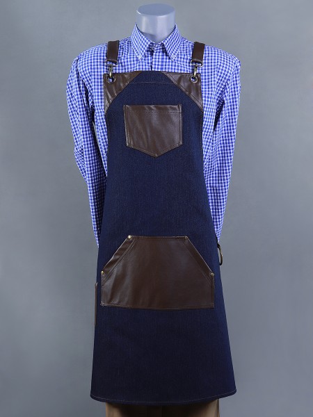 Crossover bib apron (AP62)