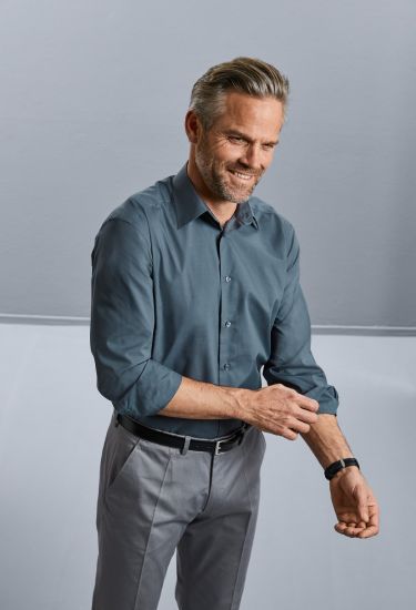 Men’s Long Sleeve Tailored Shirt (R924M)