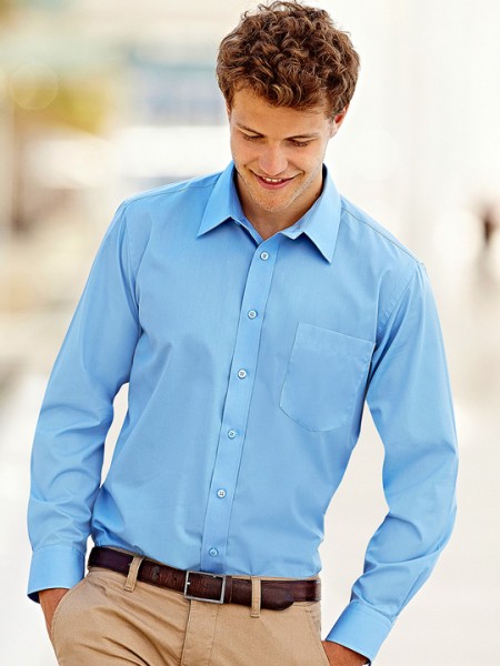 LONG SLEEVE POPLIN SHIRT 