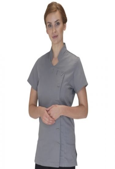 Beauty tunic with an asymmetric fastening (DA 74)
