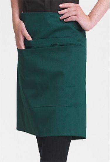 Denny's short bar apron with a pocket  (DP 37)