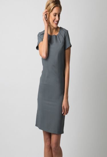 Women's satin trim dress (NF 33)