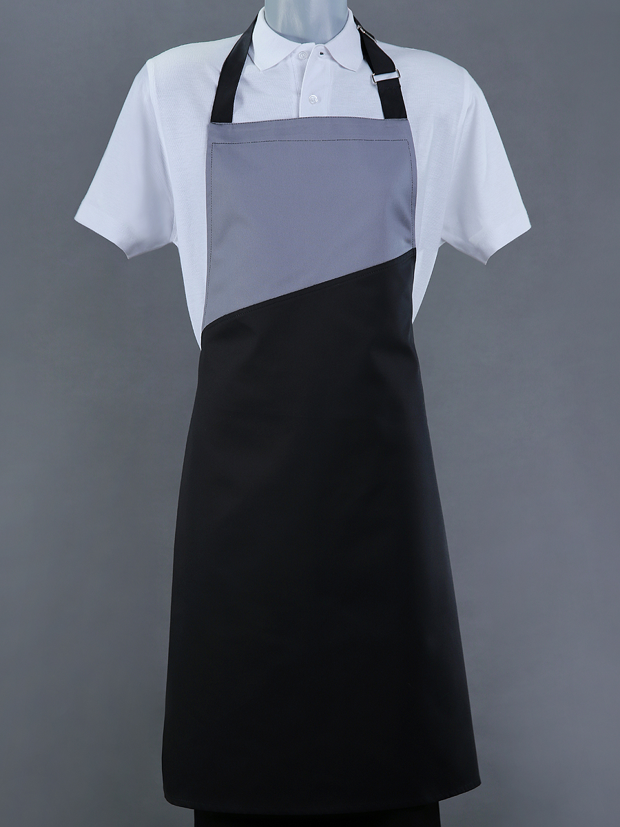 Bib apron with assymetrical cutting  (APSMP03)