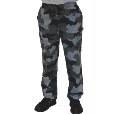 Le Chef print design trousers (DF56)