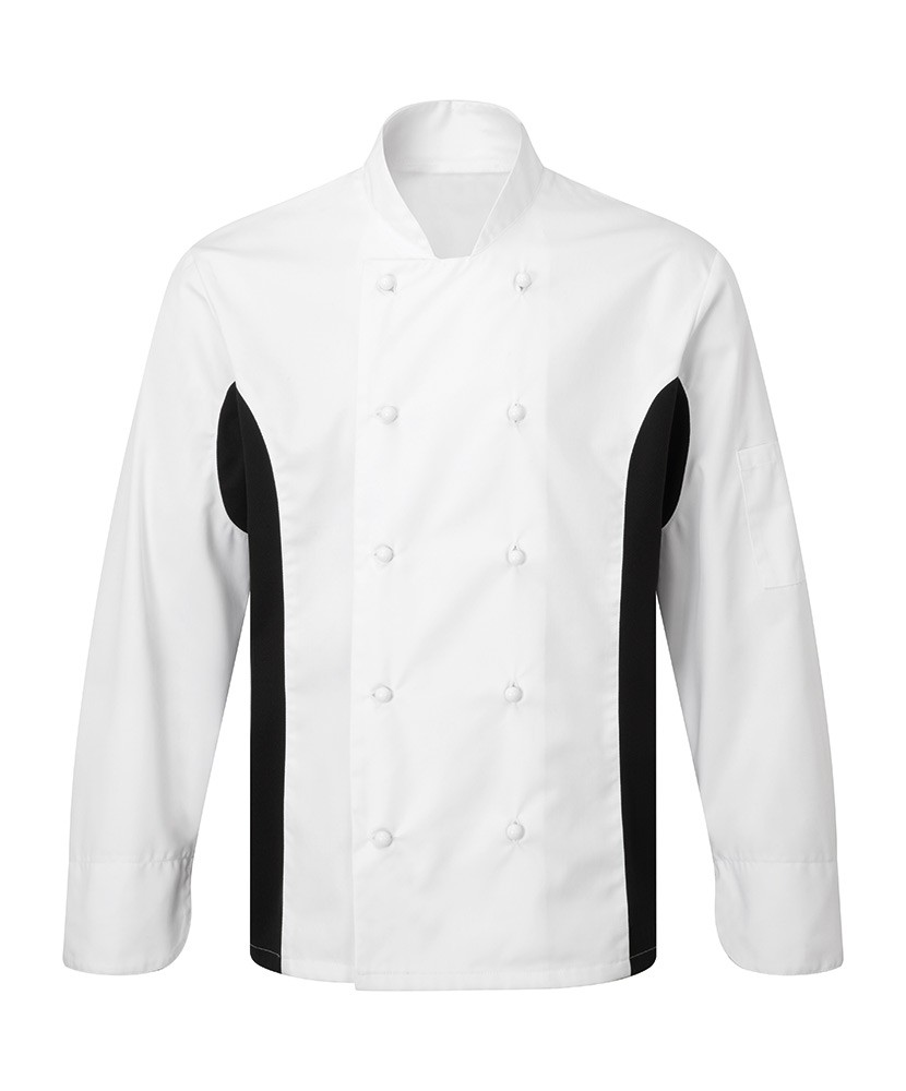 Contrast panel chef's jacket (NU 573)