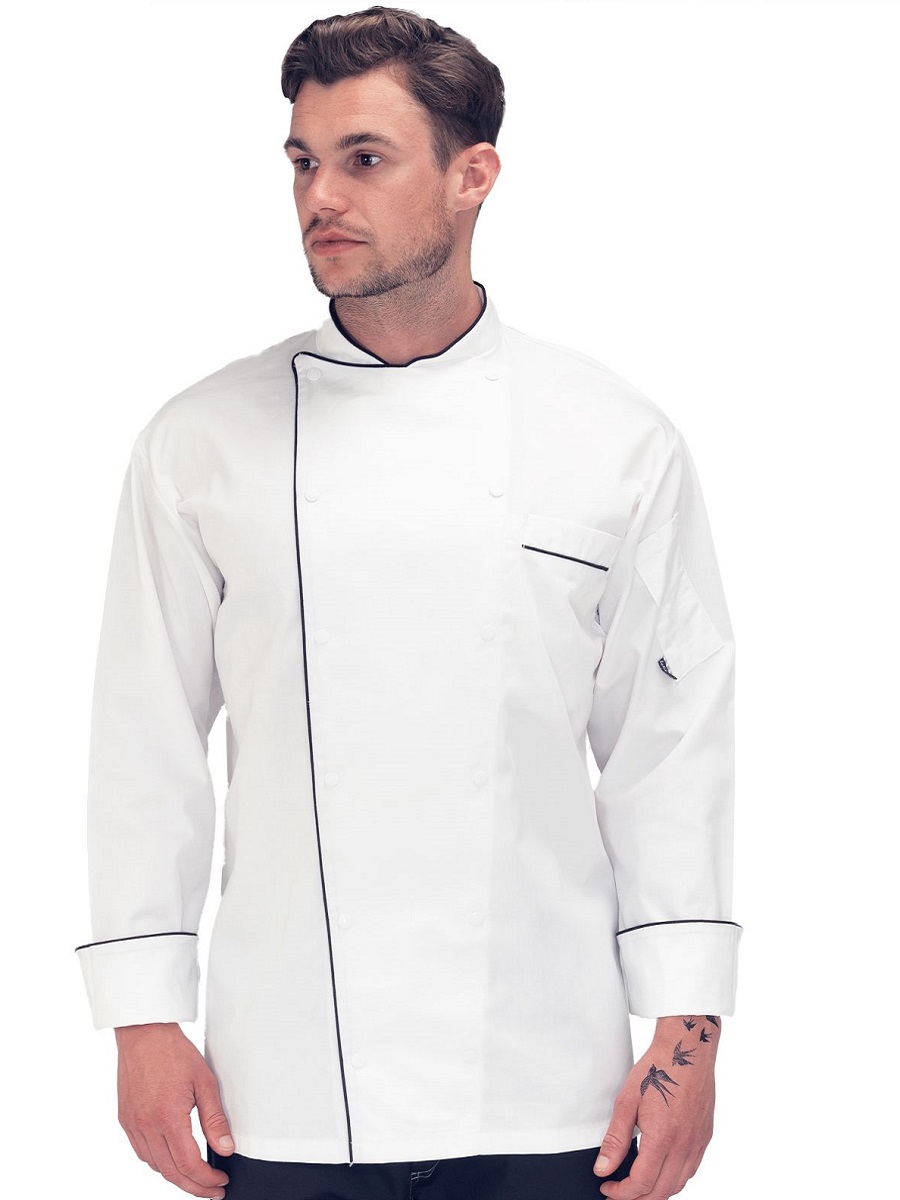 LeChef executive jacket piping front and cuffs(DE49)