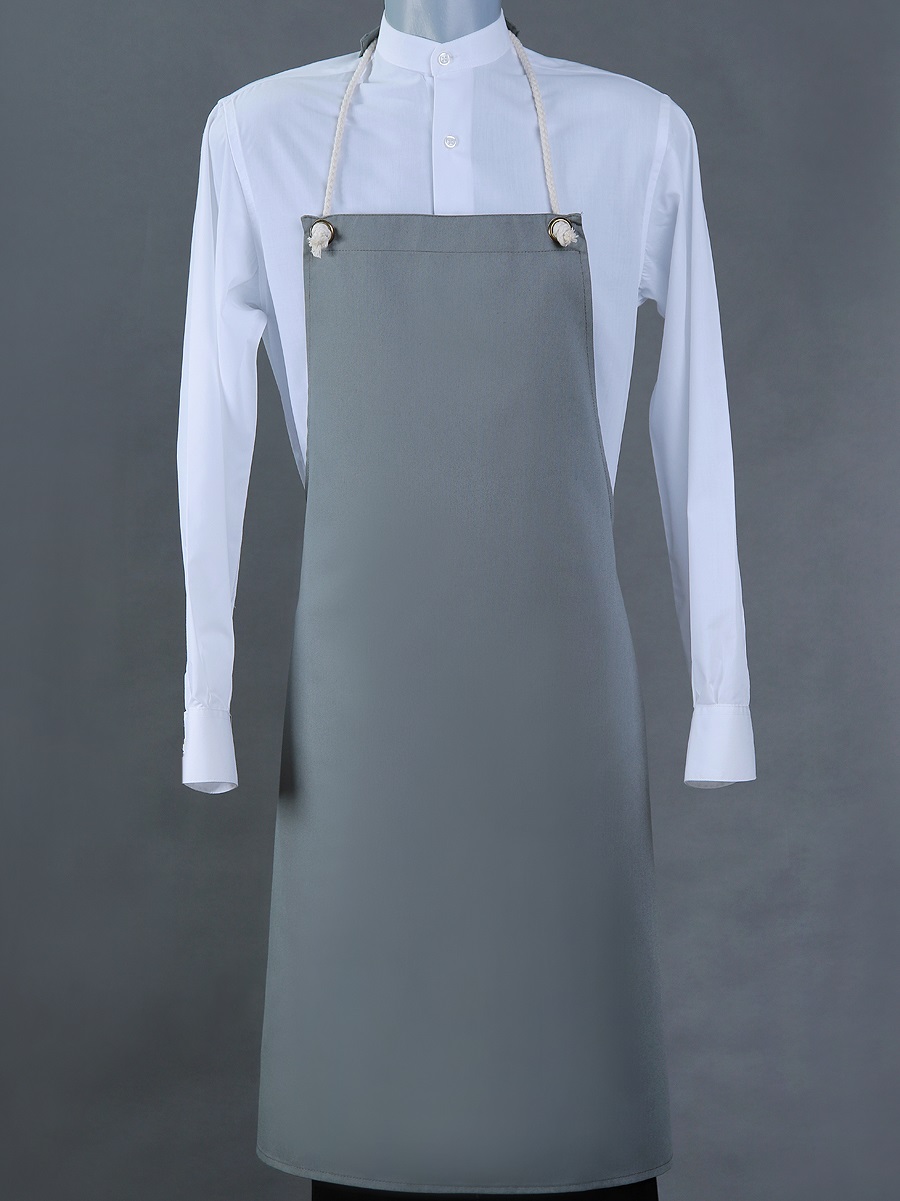 Bib apron with collar cord (AP66)