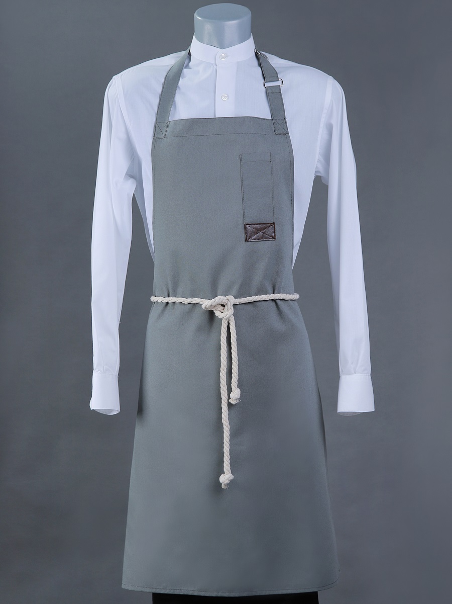 Bib Apron with waist ties cords (AP67)