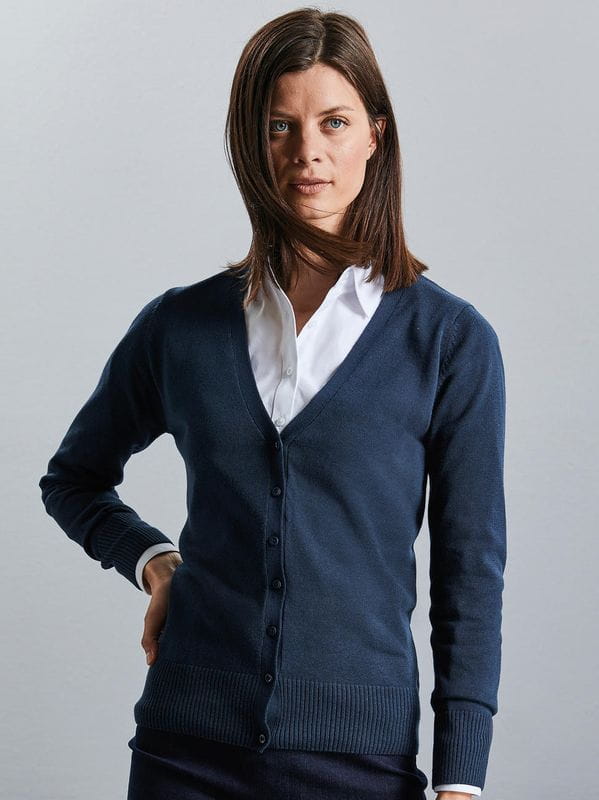 Ladies’ V-Neck Cardigan (R715F)