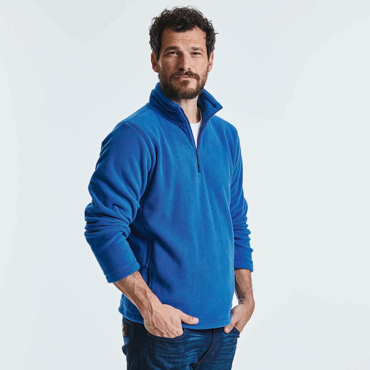 Ανδρικό Fleece zip Quarter (R874M)