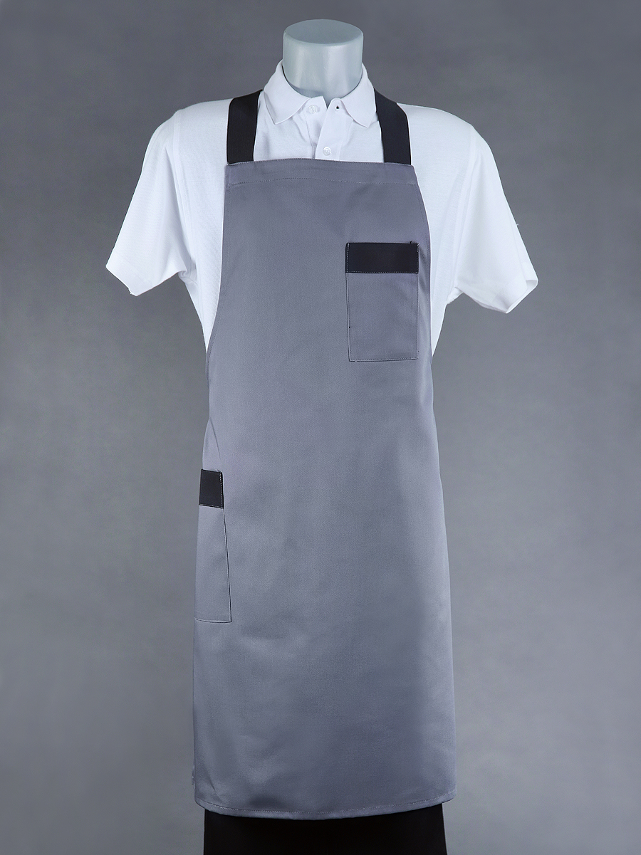 Crossover bib apron (AP30)