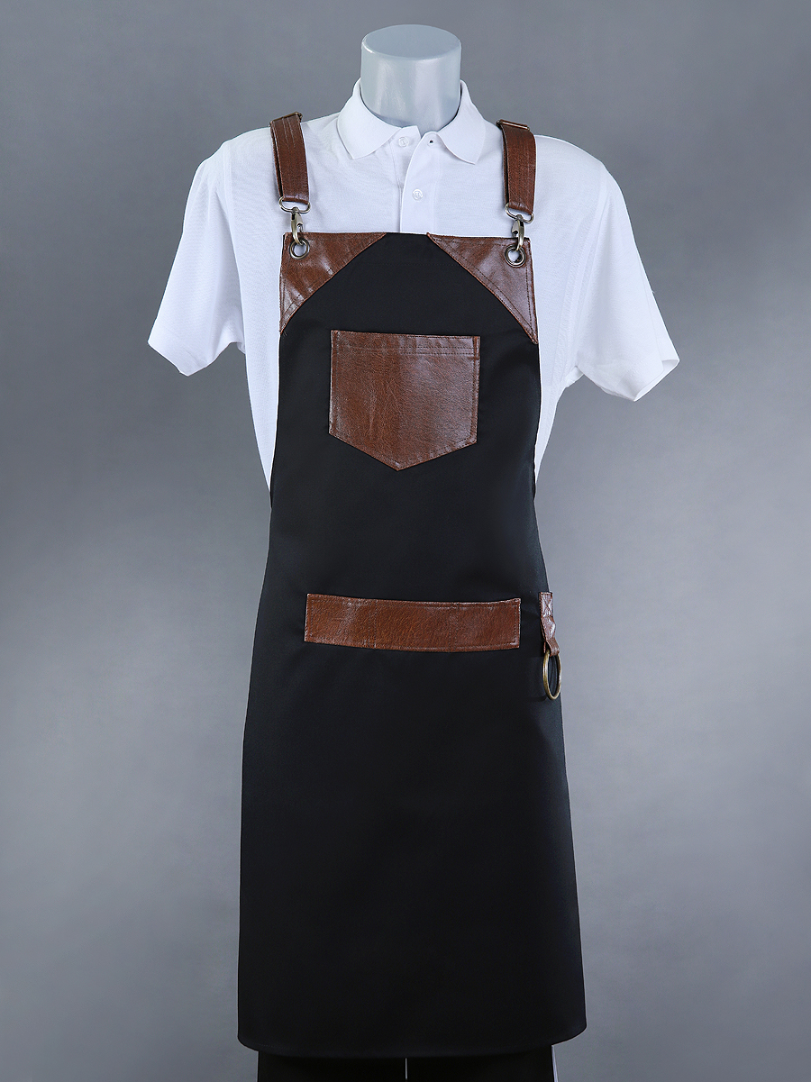 Crossover bib apron (AP61)