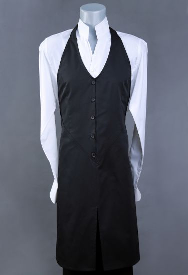 Bib apron V neck type waistcoat (AP11)